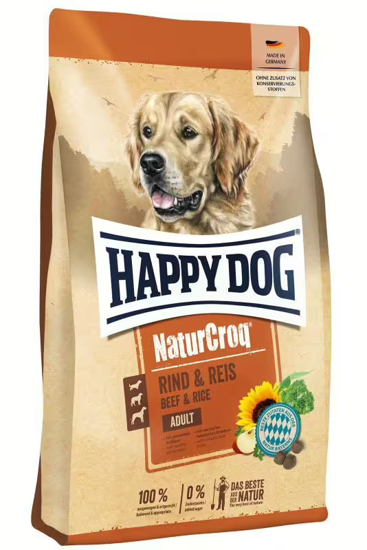 Happy Dog Naturcroc Rind + Reis