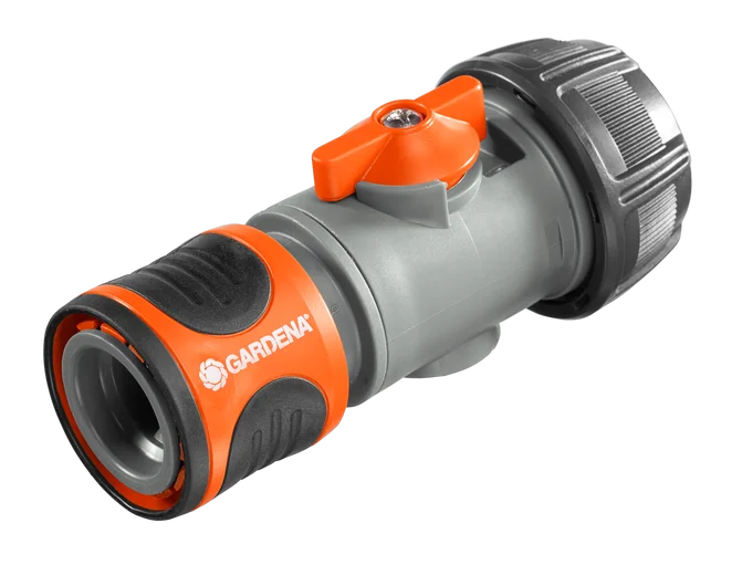 GARDENA SB-Regulating Stop Valve, 19 mm (3/4") and 16 mm (5/8") Hoses