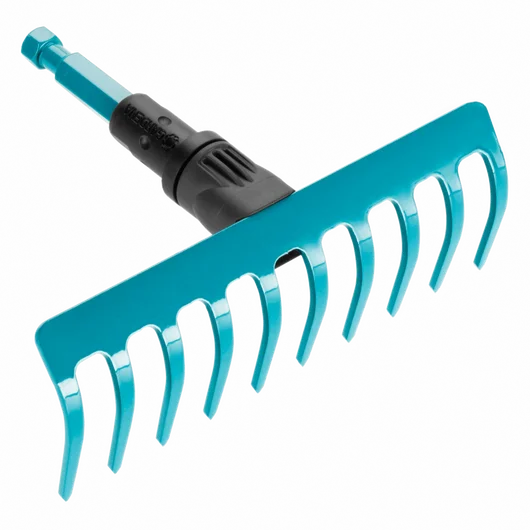 GARDENA combisystem Hand Rake, 10 tines, 18.5 cm wide