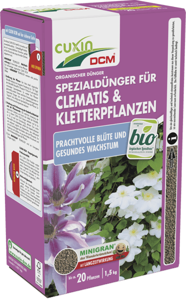 Cuxin DCM Spezialdünger Clematis & Kletterpflanzen - Bio
