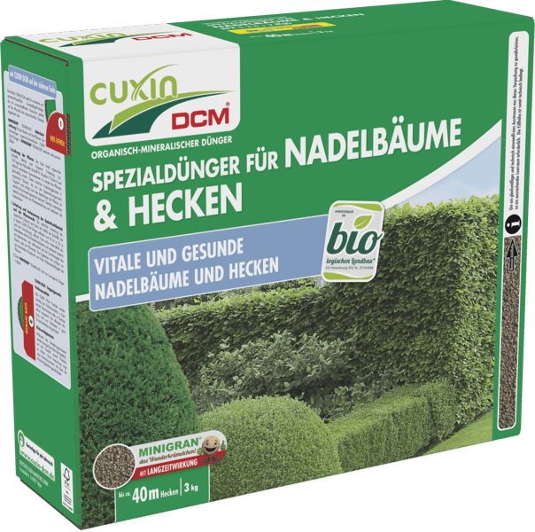 Cuxin Spezialdünger für Nadelbäume & Hecken
