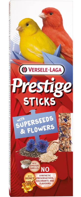 Versele-Laga Prestige Sticks Kanarien mit Supersaaten & Blüten