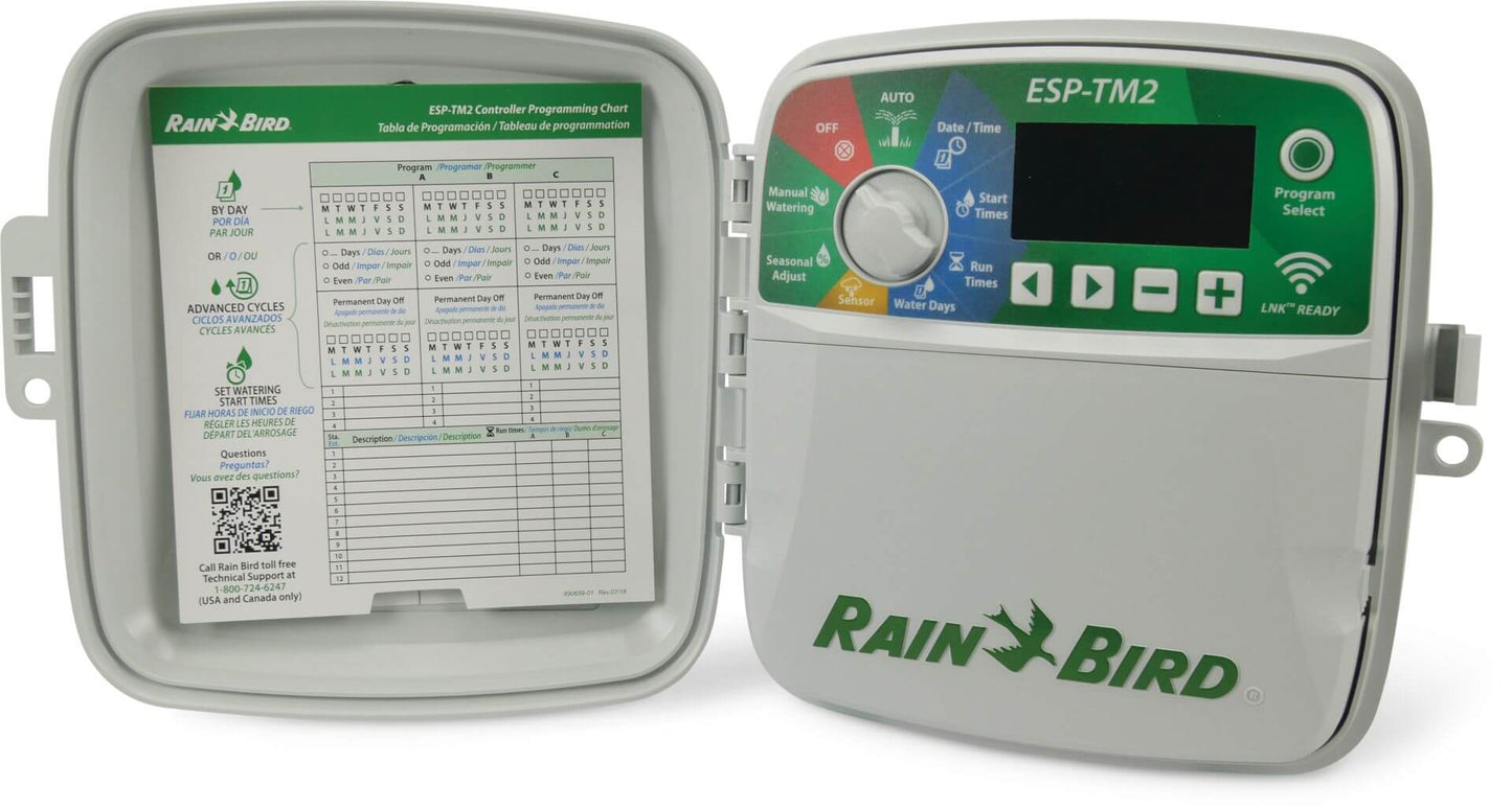 Bevo Rain Bird Steuergerät 24VAC Typ ESP-TM2 Wi-Fi kompatibel 6 Stationen