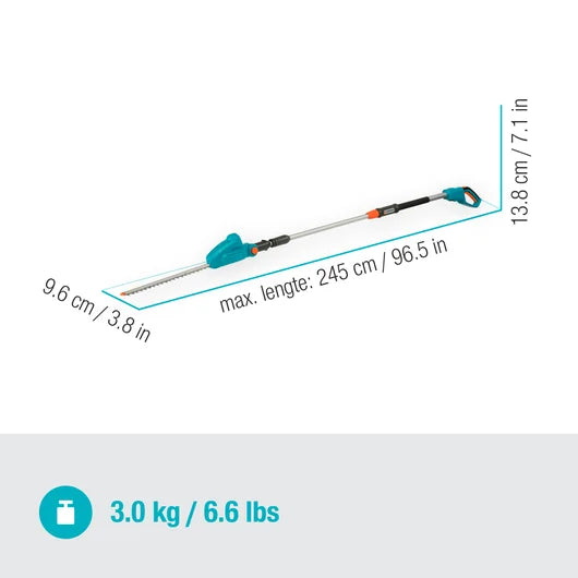 GARDENA Akku-Teleskop-Heckenschere THS 42/18V P4A solo