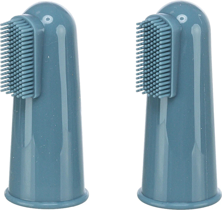 Trixie Silikon-Finger-Zahnbürsten-Set für Hunde und Katzen