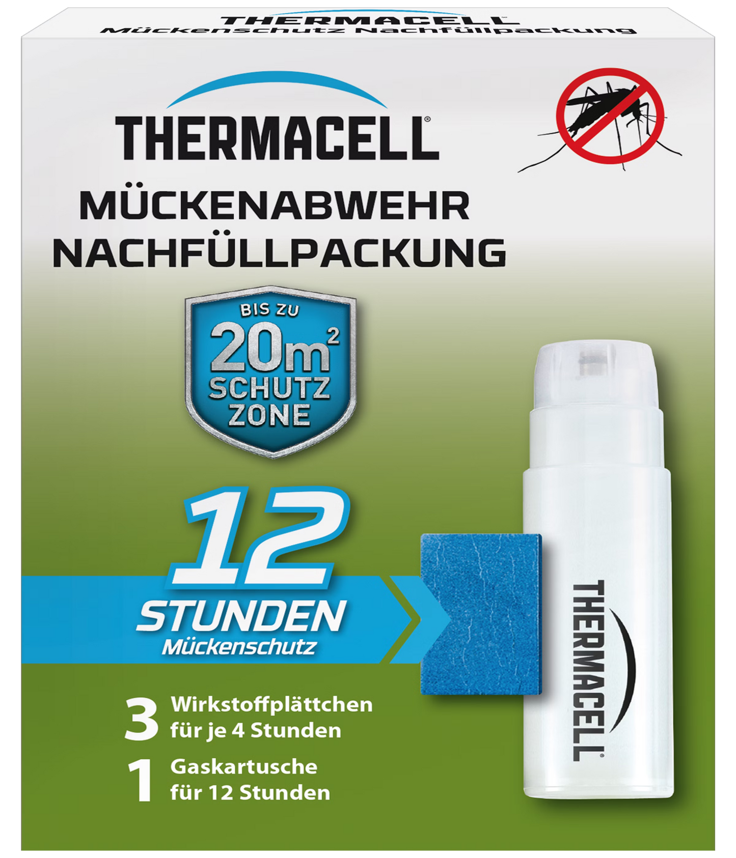 SBM Thermacell Nachfüller Blättchen und Gas für 12h