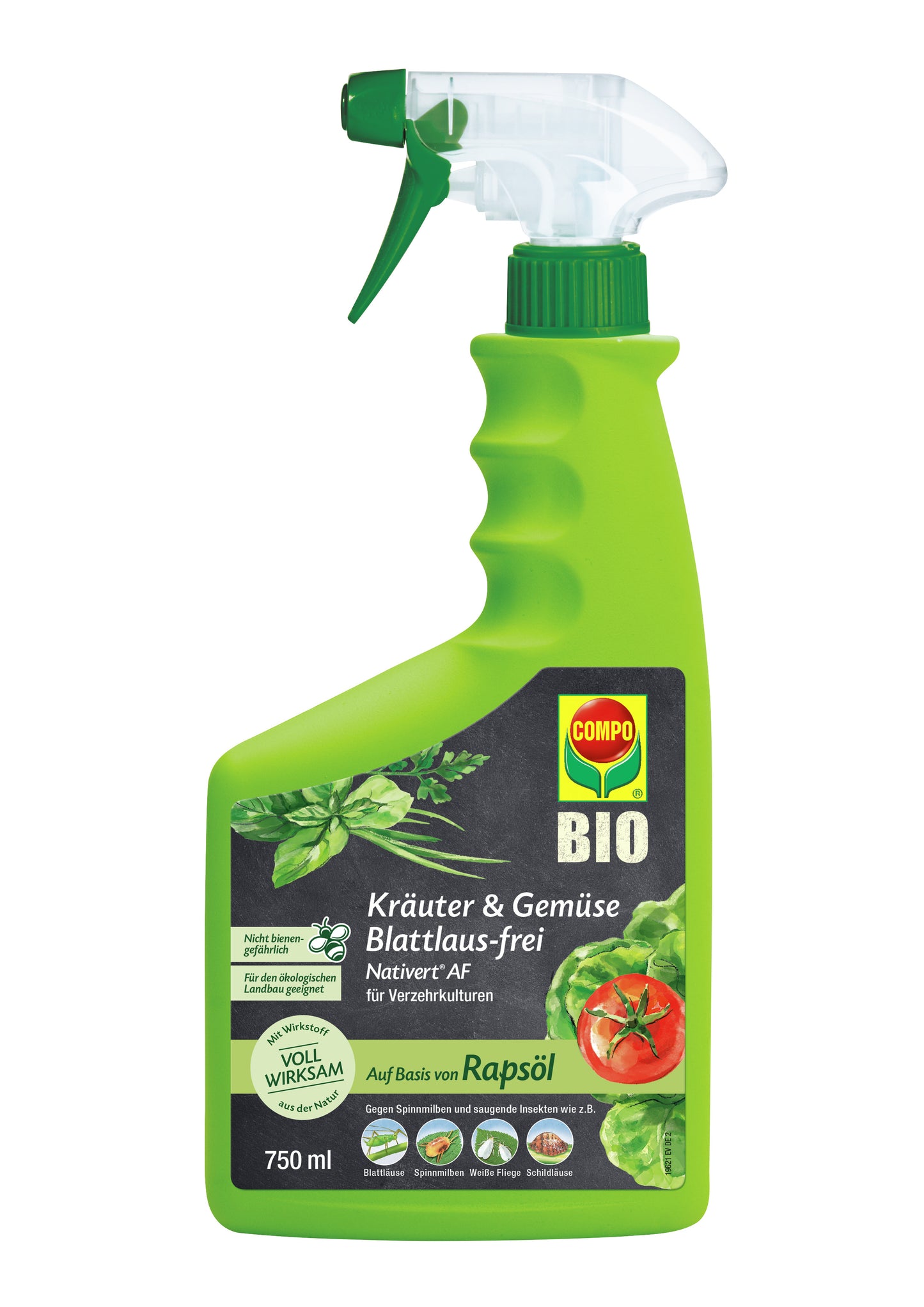 Compo Kräuter & Gemüse Blattlaus-frei Nativert® AF 750 ml