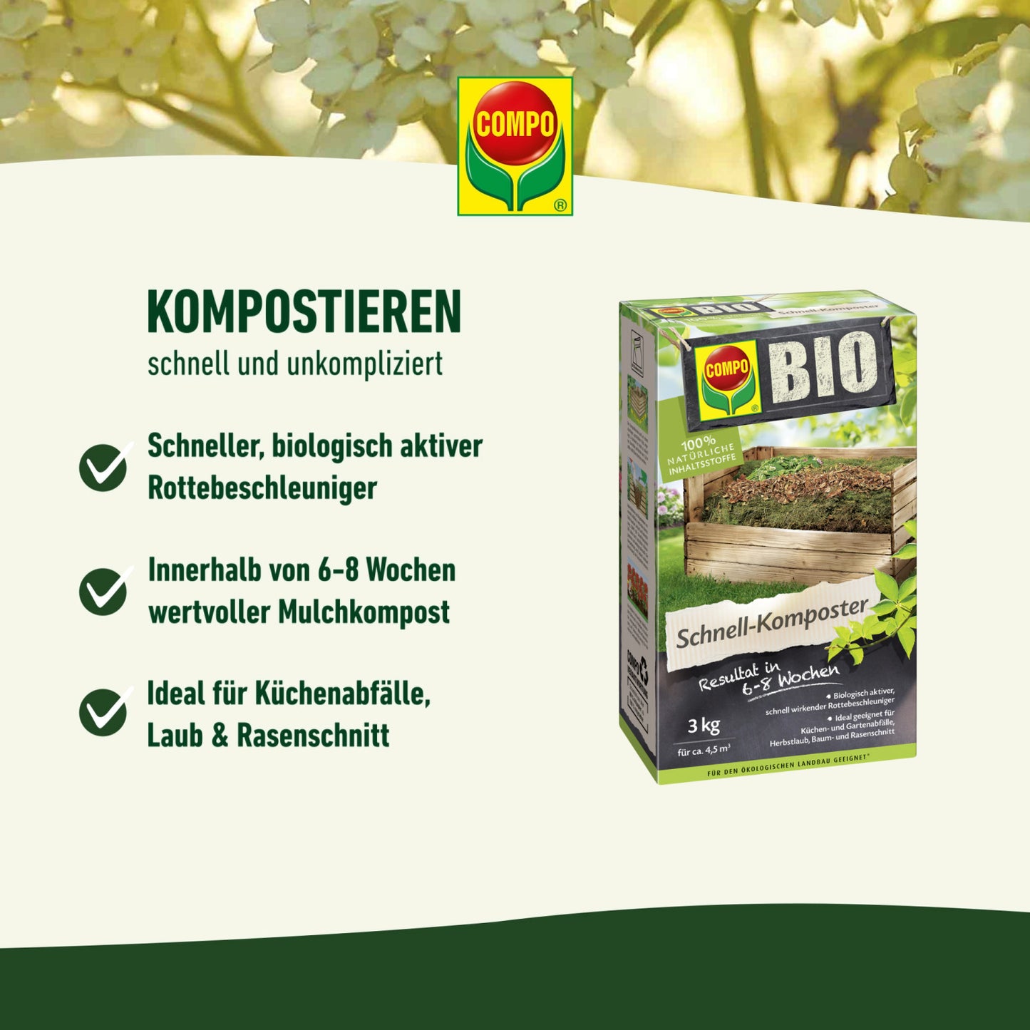 Compo BIO Rapid Compost Accelerator 3 kg
