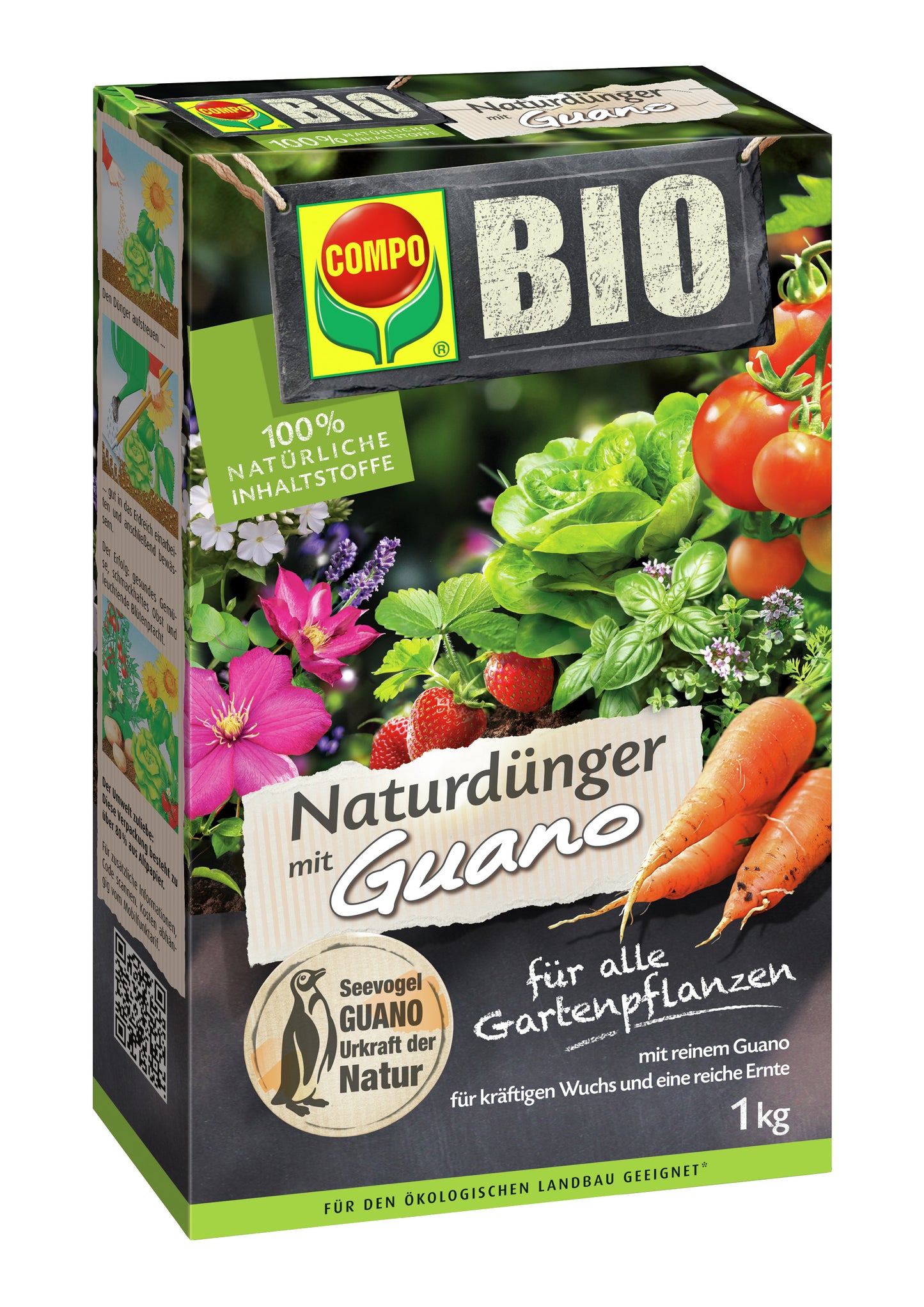 Compo Organic Natural Fertilizer Guano 1 kg
