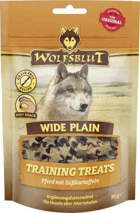 Wolfsblut Training Treats Wide Plain Pferd mit Süßkartoffel