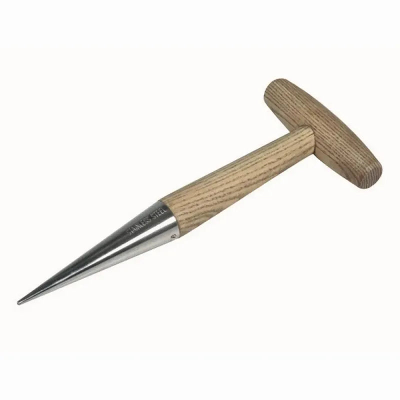 Siena Garden Pflanzholz T-Griff, Classic-Line Edelstahl mit Holzgriff