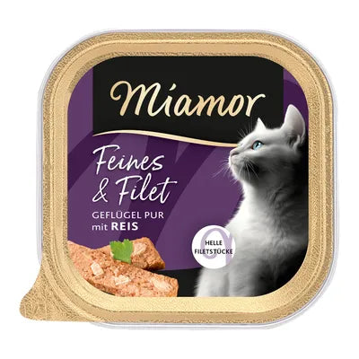 Miamor Feines Filet Geflügel Pur + Reis