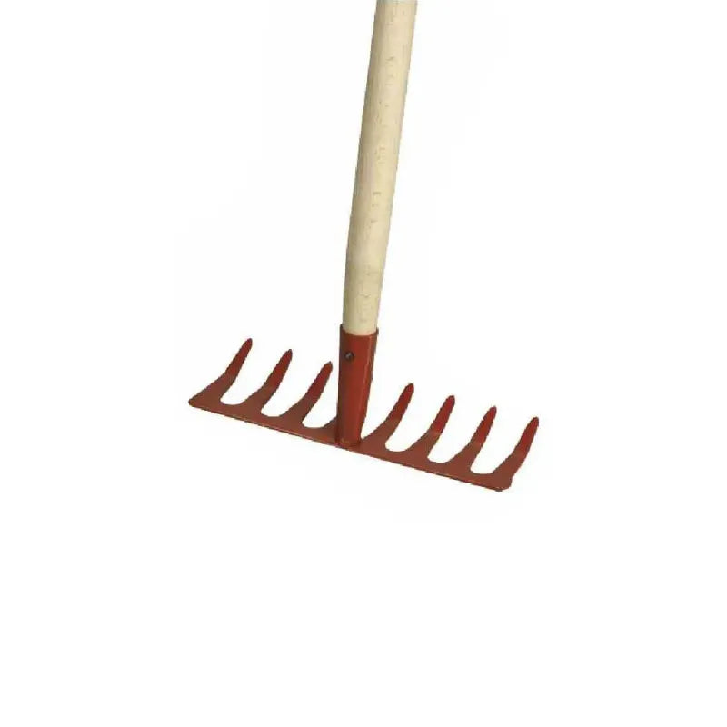 Siena GARDEN Children's Rake, 7 Tines, 13cm wide, Wooden Handle 75cm