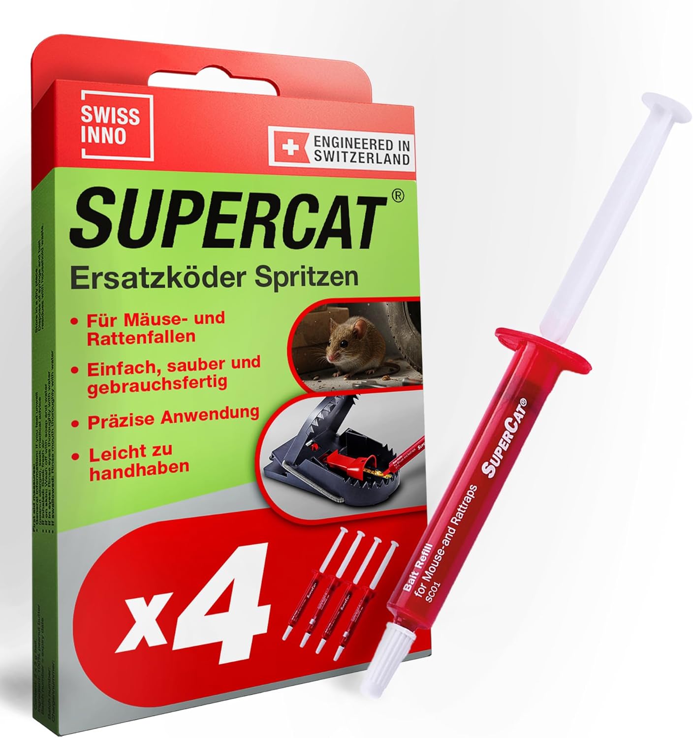 Swissino SuperCat Ersatzköder Spritzen