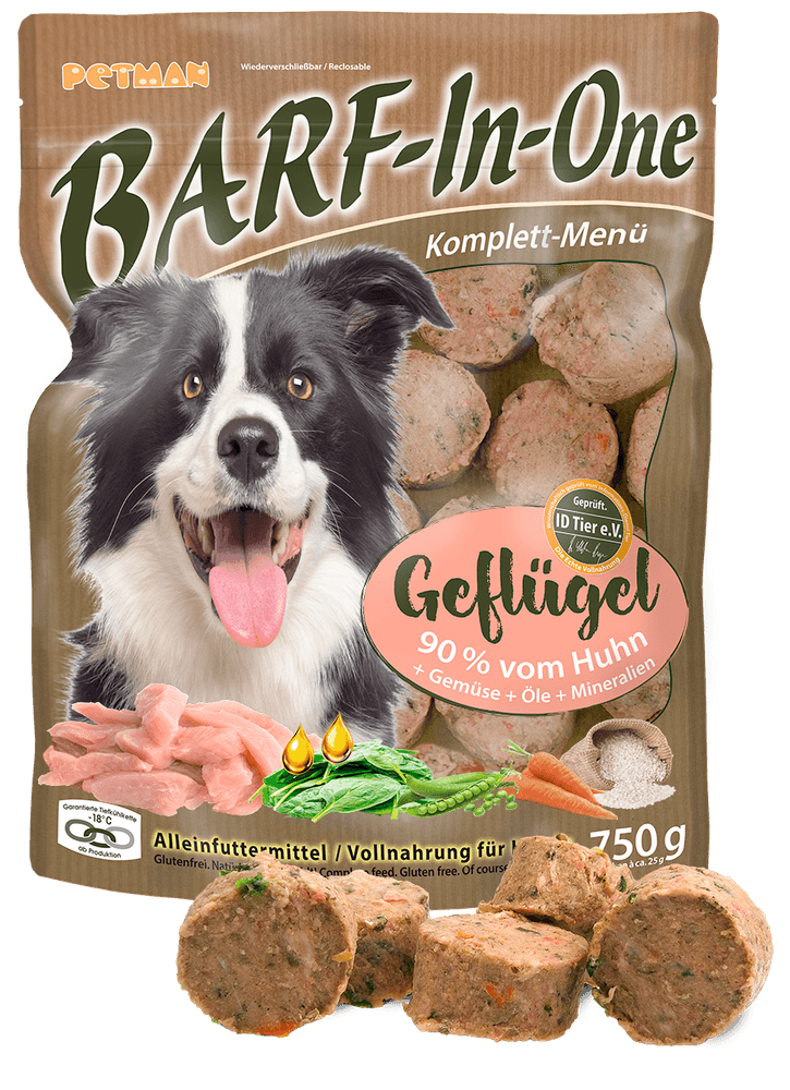 Petmann Barf in One Geflügel 750 g TK