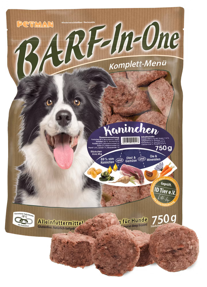 Petmann Barf in One Rabbit 750g Frozen