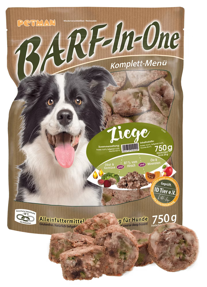 Petmann Barf in One Goat 750 g Frozen