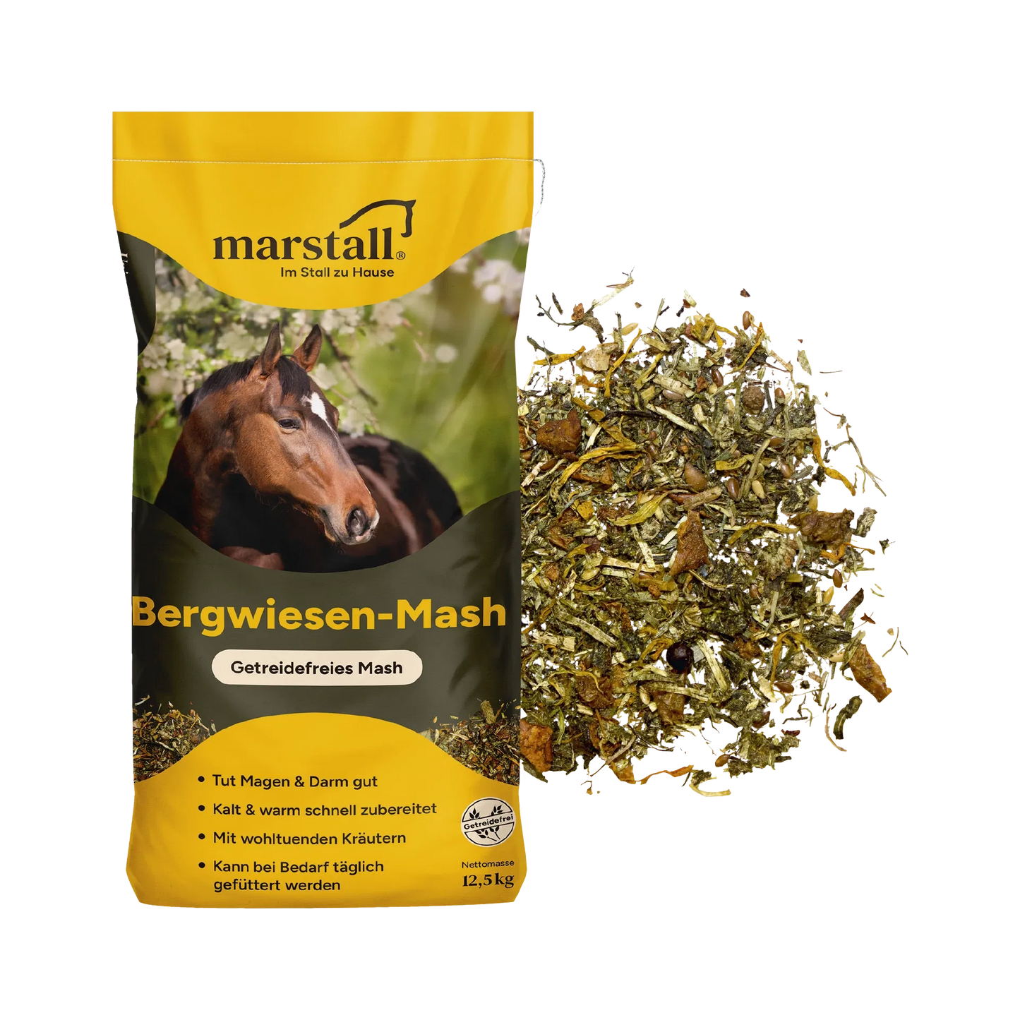 Marstall Mountain Meadow Mash 12.5kg Grain-Free