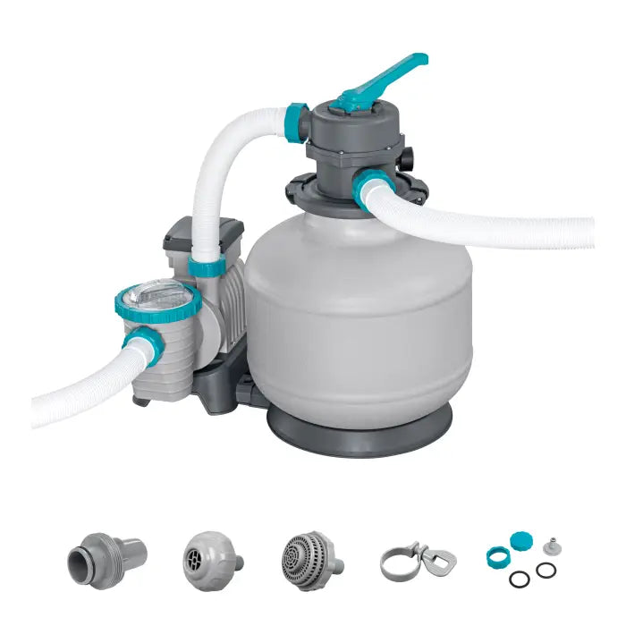 Bestway® Sandfilteranlage mit Zeitschaltuhr 6.056 l/h, 230 W