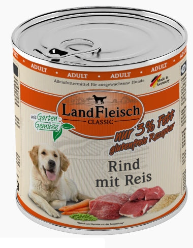 LandFleisch Dog Classic Beef with Rice