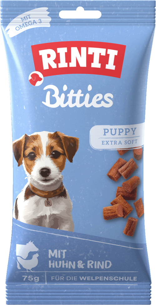 Rinti Bitties Puppy mit Huhn & Rind - Beutel