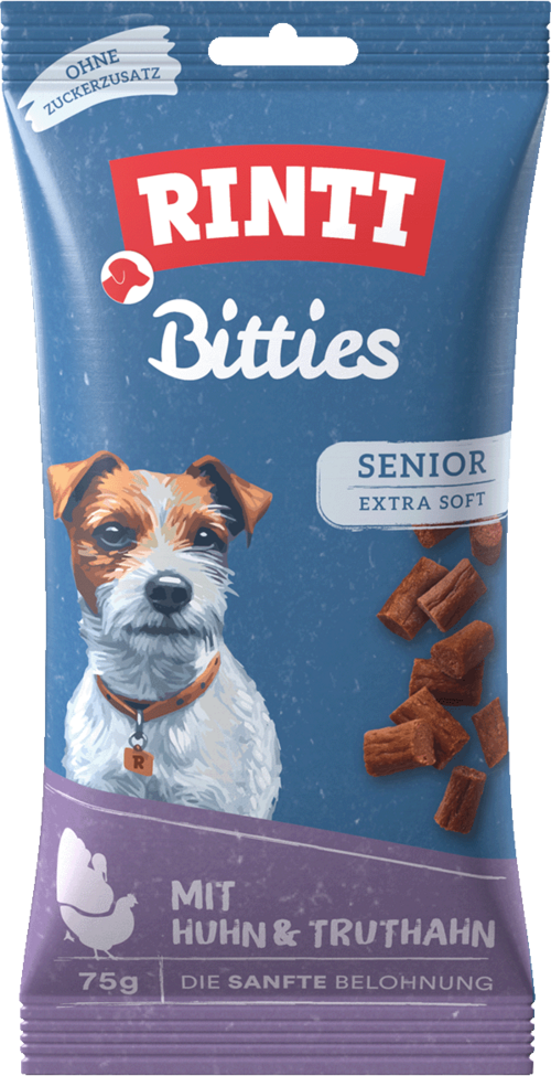 Rinti Bitties Senior mit Huhn & Truthahn - Beutel