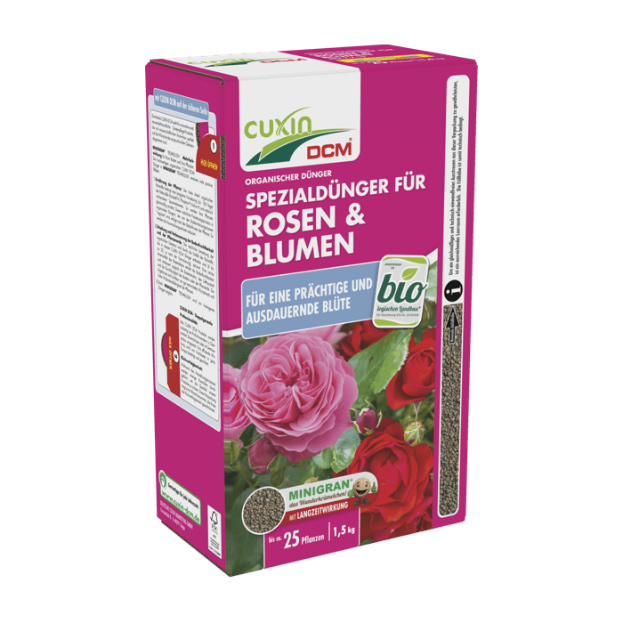 Cuxin DCM Spezialdünger Rosen & Blumen 1,5 kg - Bio