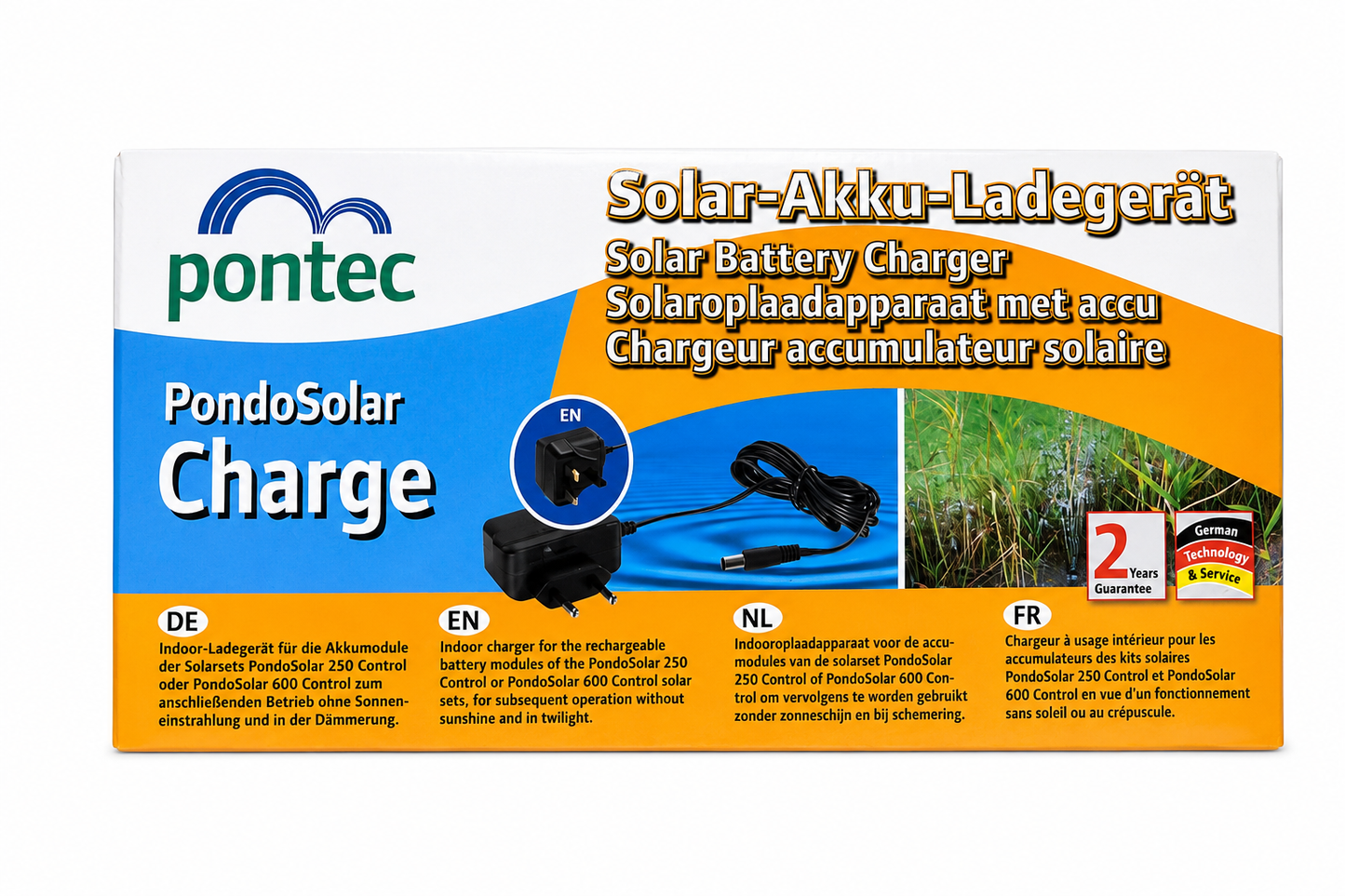 pontec Solar Akku Ladegerät