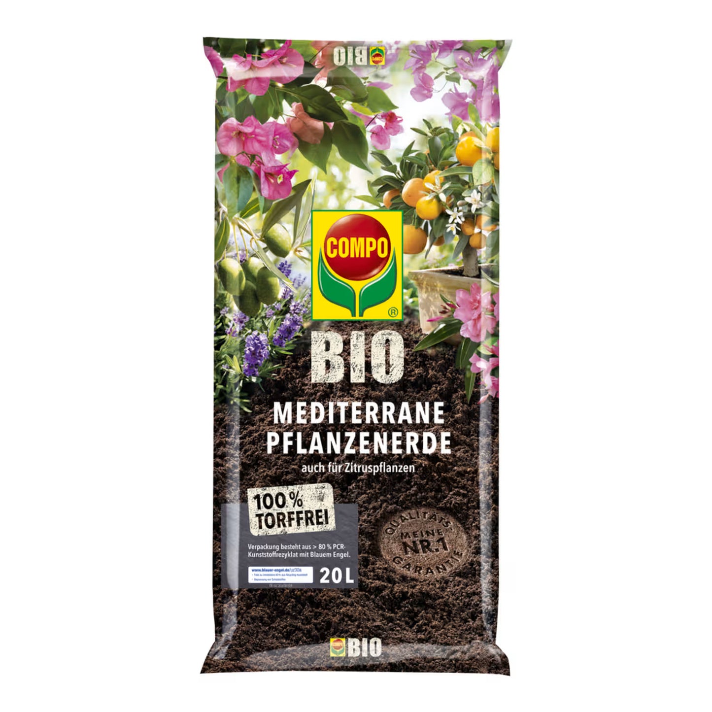 Compo Sana Organic Mediterranean Potting Soil Peat-Free