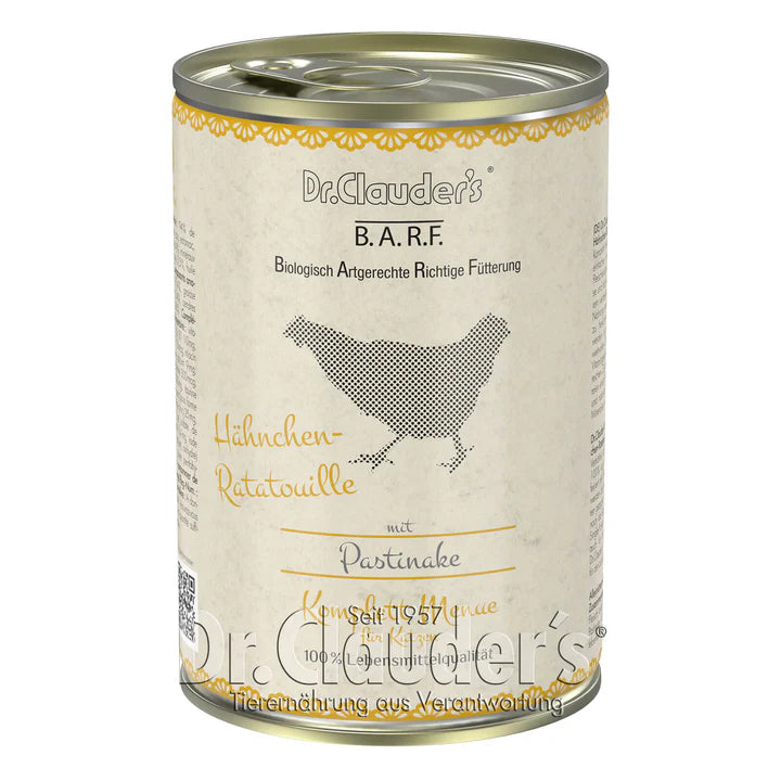 Dr.Clauder´s B.A.R.F. Komplett Menue Hähnchen-Ratatouille
