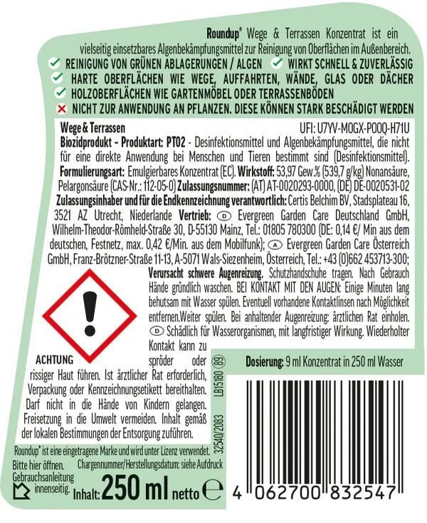 Evergreen Roundup Wege & Terrassen Konzentrat