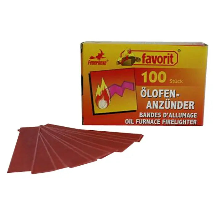 Favorit Oil Stove Igniters 100 Strips
