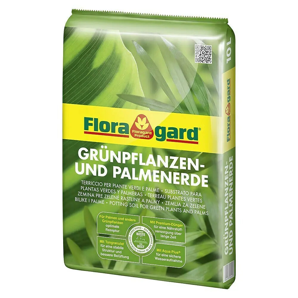 Floragard Grünpflanzen- & Palmenerde 10 l