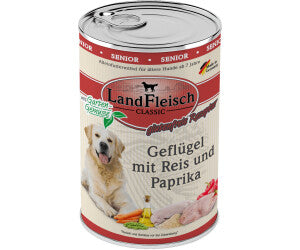 LandFleisch Classic Senior Geflügel mit Reis und Paprika