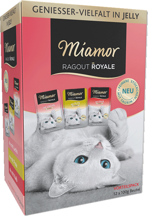 Miamor MP RR Adult Turkey, Salmon, Veal Jelly