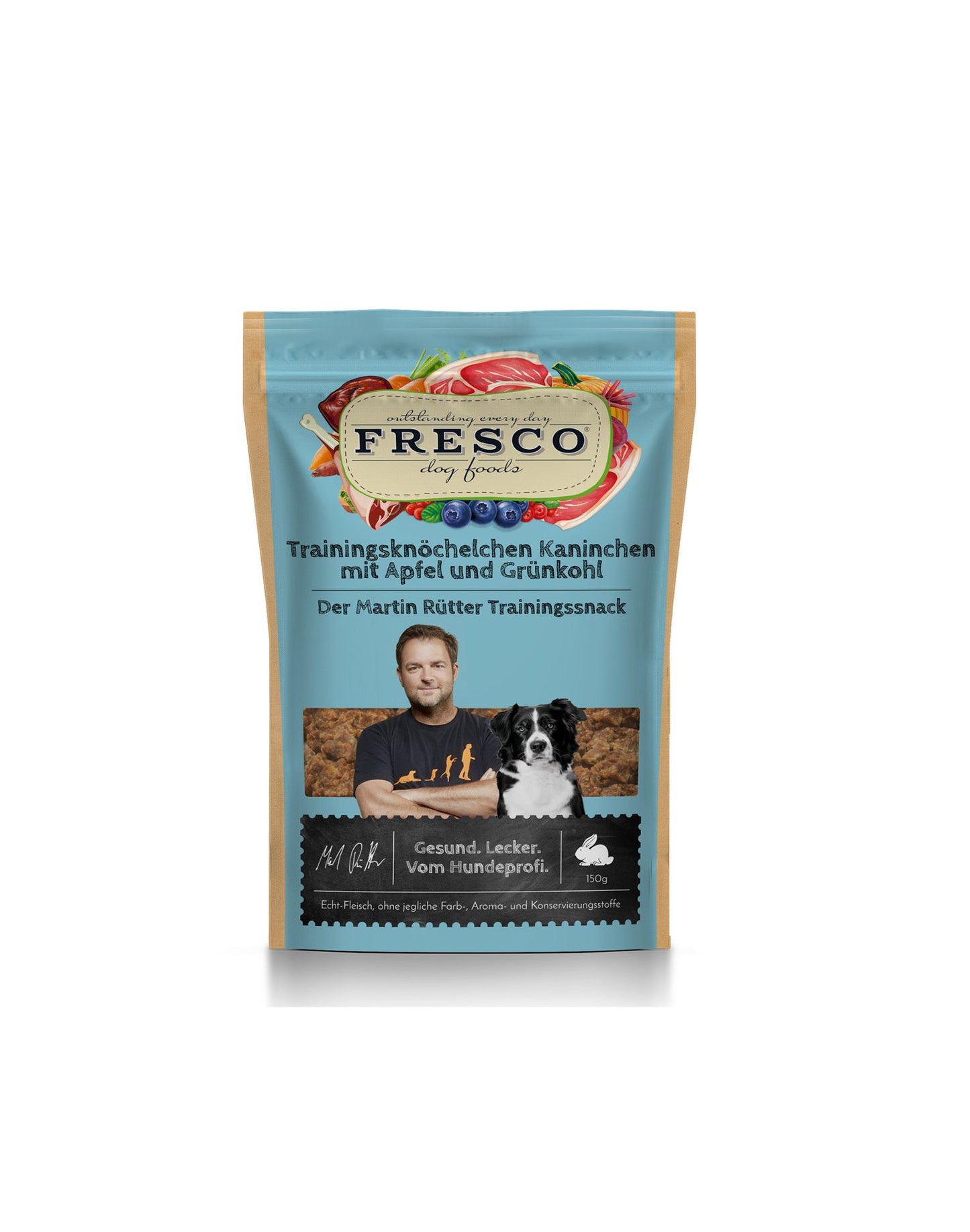 Fresco Martin Rütter Trainingsknöchelchen Kaninchen mit Apfel und Grünkohl
