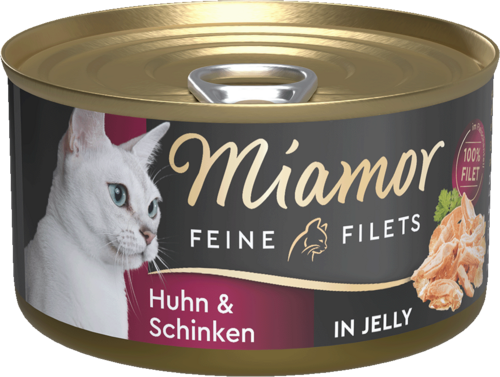 Miamor Fine Fillets Chicken and Ham in Jelly 100g