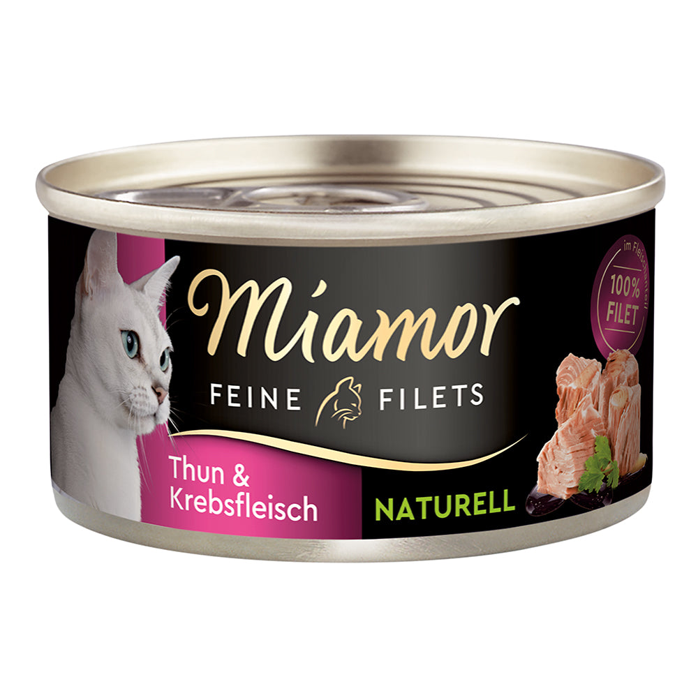 Miamor Fine Fillets Tuna & Crab Meat Natural