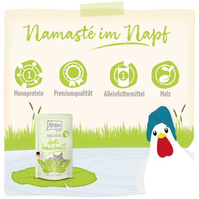 MjAMjAM Katze - Wellness - Anti Hairball - Huhn