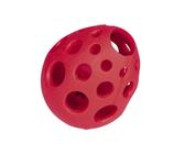 Nobby Solid Rubber Egg 11 cm Red