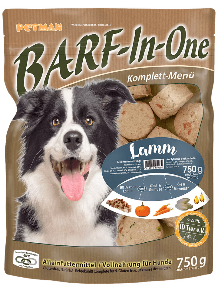 Petmann BARF in One Lamb 750 g frozen