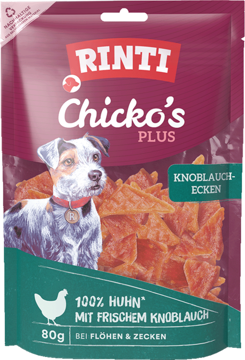 Rinti Chicko's Plus Knoblauchecken - Beutel