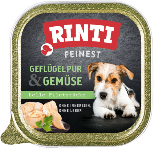 Rinti Feinest Geflügel pur & Gemüse - Schale