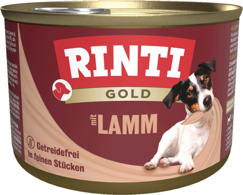 Rinti Gold mit Lamm - Dose