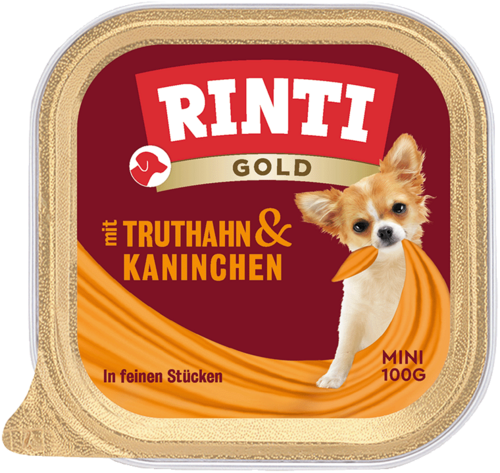 Rinti Gold mini Truthahn & Kaninchen - Schale