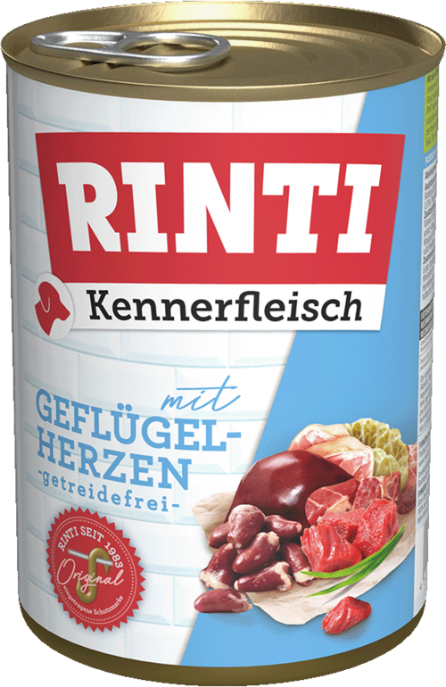 Rinti Kennerfleisch Poultry Hearts - Can