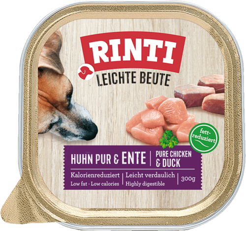 Rinti Leichte Beute Huhn Pur + Ente - Schale