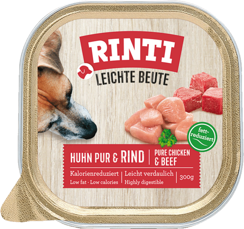Rinti Leichte Beute Huhn Pur + Rind - Schale