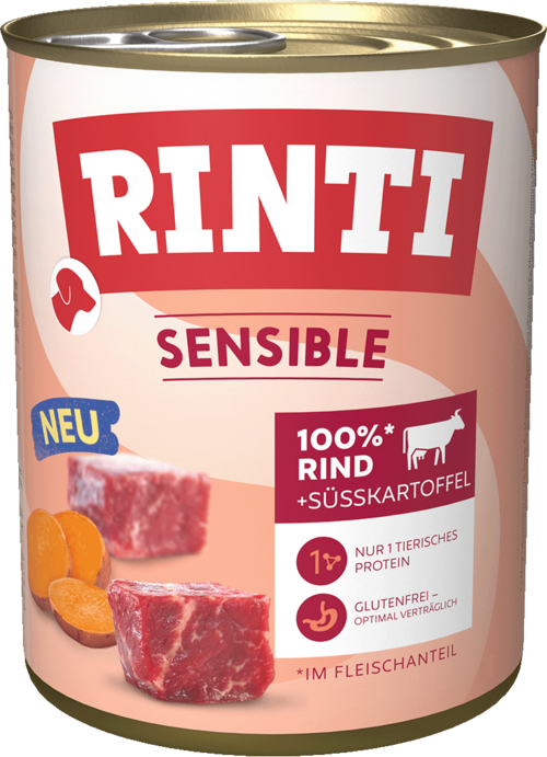 Rinti Sensible Beef + Sweet Potato - Can