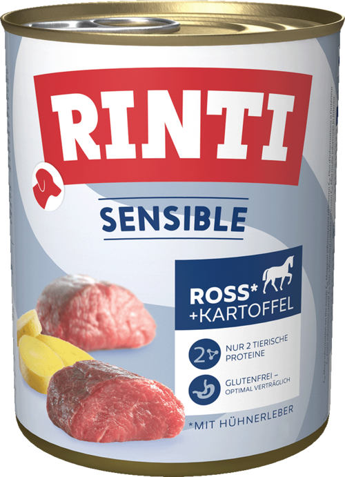 Rinti Sensible Ross, Hühnerleber + Kartoffel - Dose